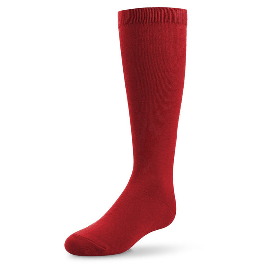 60 Pack Youth Girl's Knee High Socks in Red-Wholesale School Uniforms