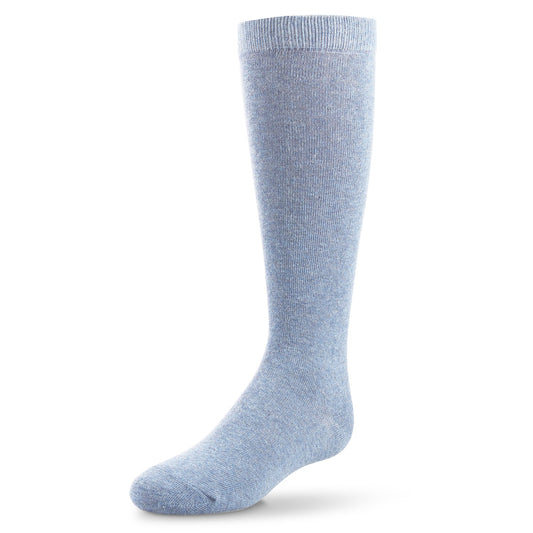 60 Pack Youth Girl's Knee High Socks in Light Blue-Wholesale School Uniforms