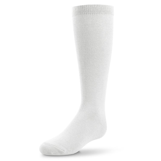 60 Pack Youth Girl's Knee High Socks in White-Wholesale School Uniforms