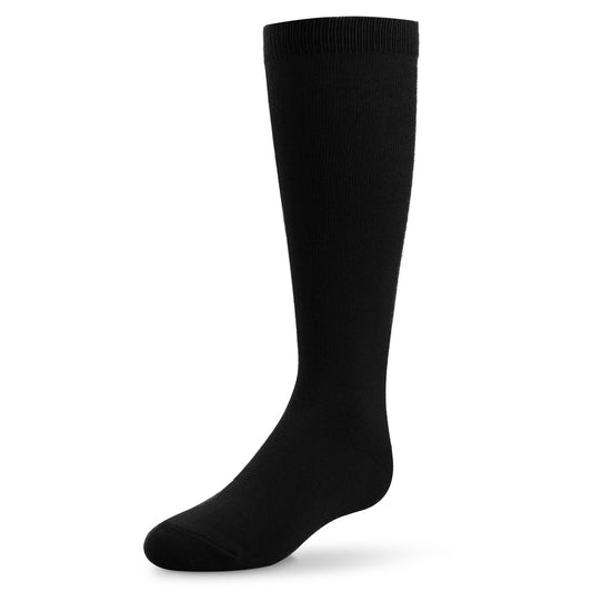 60 Pack Youth Girl's Knee High Socks in Black-Wholesale School Uniforms