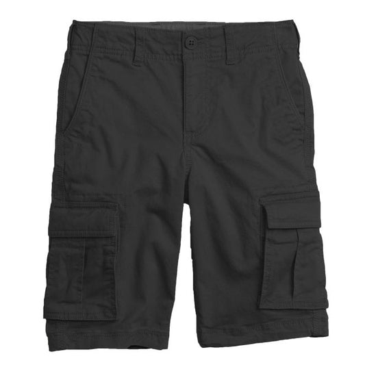 24 Pack Boys School Uniform Cargo Shorts - Black-Wholesale School Uniforms