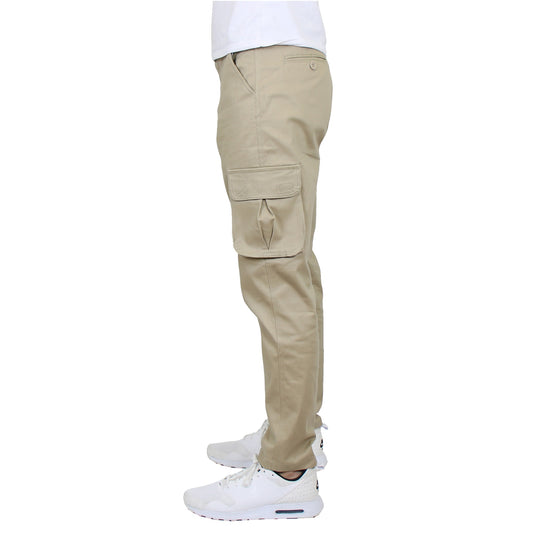 24 Pack Boys School Uniform Cargo Pants in Khaki-Wholesale School Uniforms