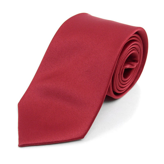 36 Pack Youth Neckties - Burgundy-Wholesale School Uniforms