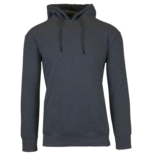 24 Pack Adult Size Unisex Pullover Hoodie Sweatshirt - Charcoal-Wholesale School Uniforms