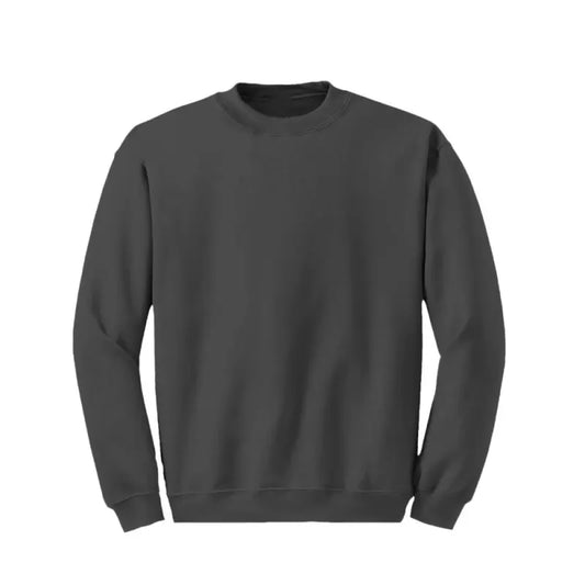 24 Pack Boys Crewneck Sweatshirt - Charcoal-Wholesale School Uniforms