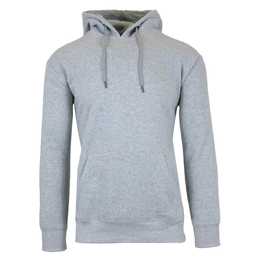 24 Pack Adult Size Unisex Pullover Hoodie Sweatshirt - Heather Grey-Wholesale School Uniforms