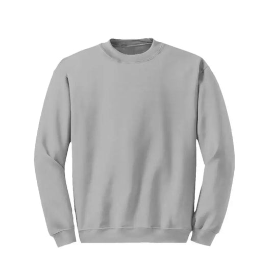 24 Pack Boys Crewneck Sweatshirt - Heather Grey-Wholesale School Uniforms