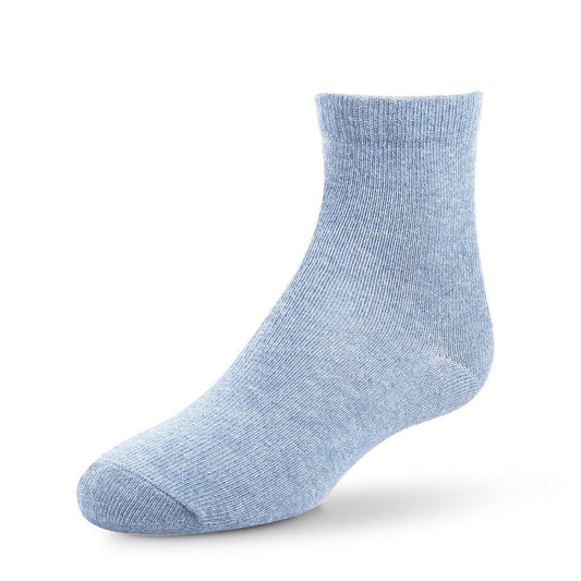 60 Pack Youth Unisex Crew Socks in Light Blue-Wholesale School Uniforms