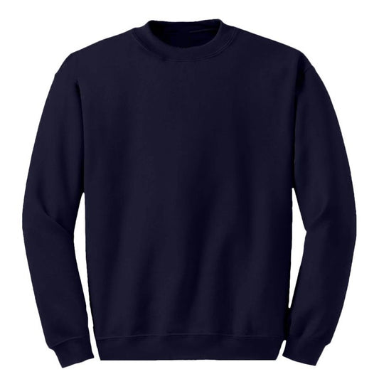 24 Pack Adult Size Unisex Crewneck Sweatshirt - Navy-Wholesale School Uniforms