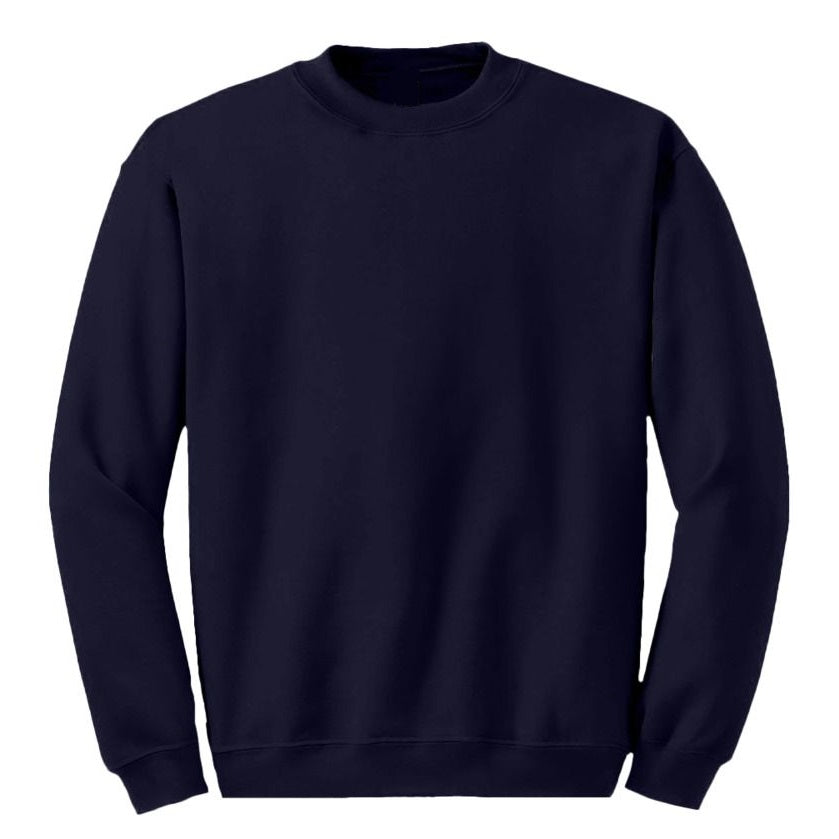 24 Pack Adult Size Unisex Crewneck Sweatshirt - Heather Grey-Wholesale School Uniforms