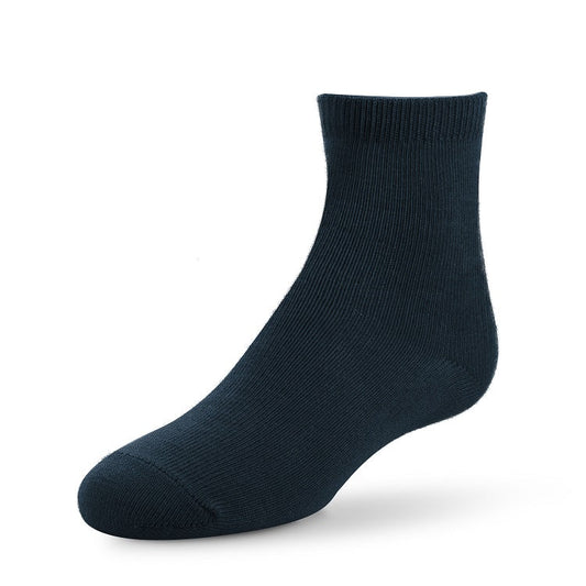 60 Pack Youth Unisex Crew Socks in Navy-Wholesale School Uniforms