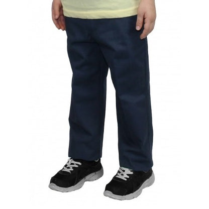 24 Pack Toddler Flat Front School Uniform Pants - Khaki-Wholesale School Uniforms