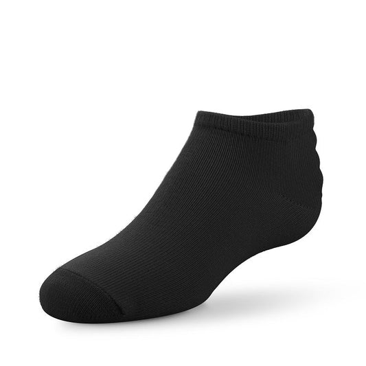 60 Pack Youth Unisex 2 Pack Ankle Socks in Black-Wholesale School Uniforms