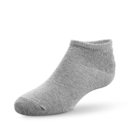 60 Pack Youth Unisex 2 Pack Ankle Socks in Grey-Wholesale School Uniforms