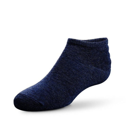 60 Pack Youth Unisex 2 Pack Ankle Socks in Navy-Wholesale School Uniforms